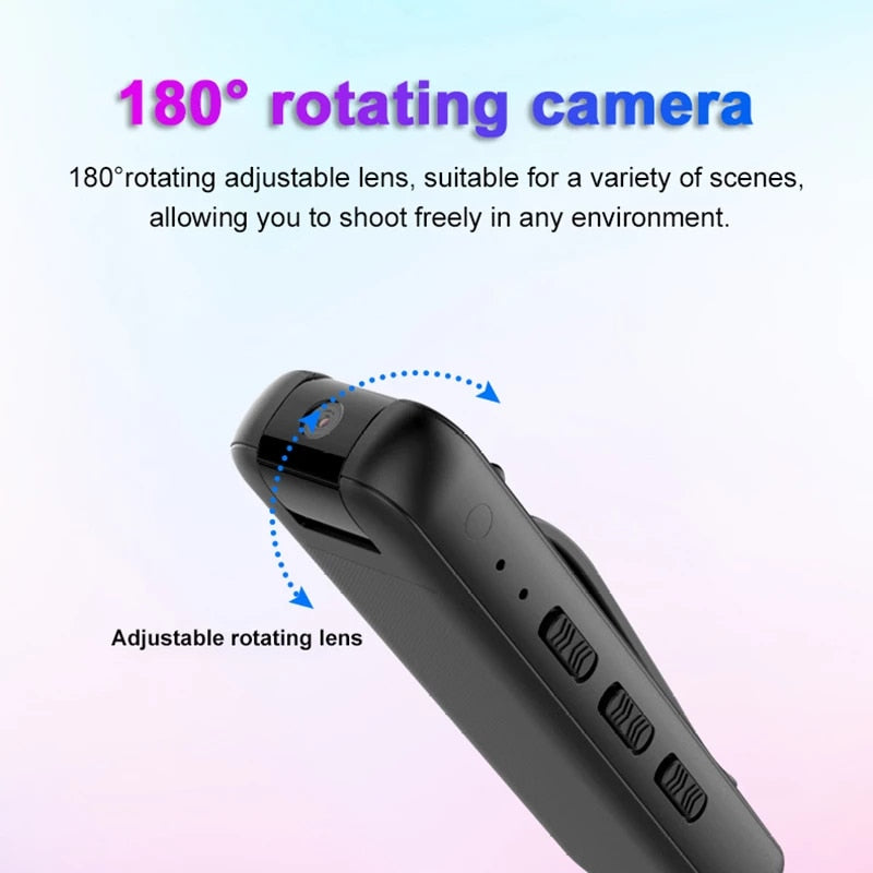 Mini Guard Cam Body Mounted Video Cameras 4K 1080P HD WIFI Mini